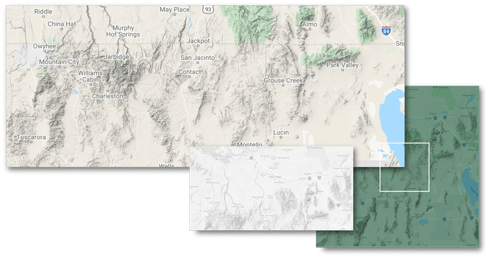 small snippets from broadband maps