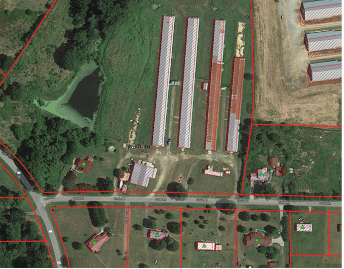 Broadband Mapping - mapping rooftop locations using Broadband Serviceable Locations