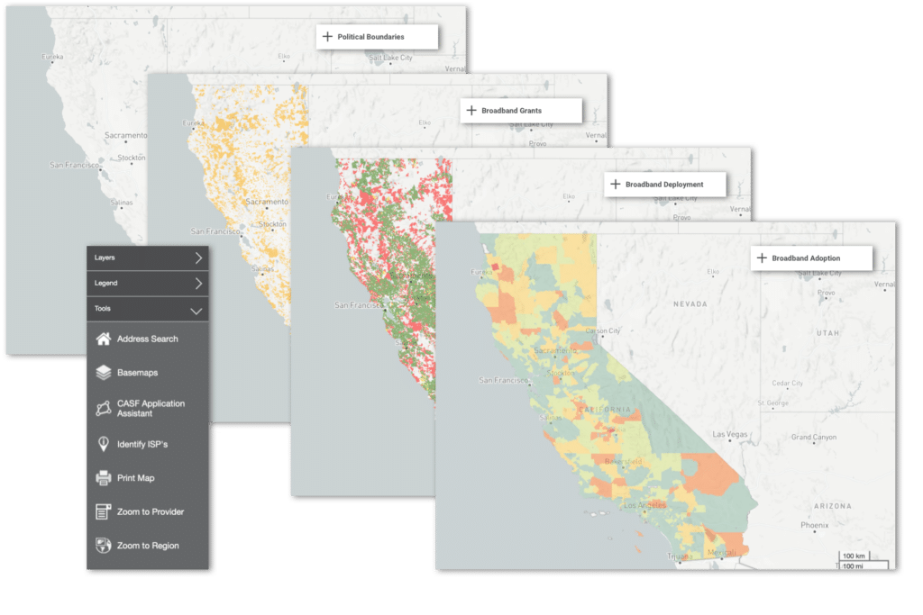 California State Broadband Map