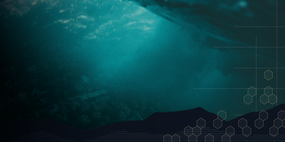 Ocean sea bottom graphic.