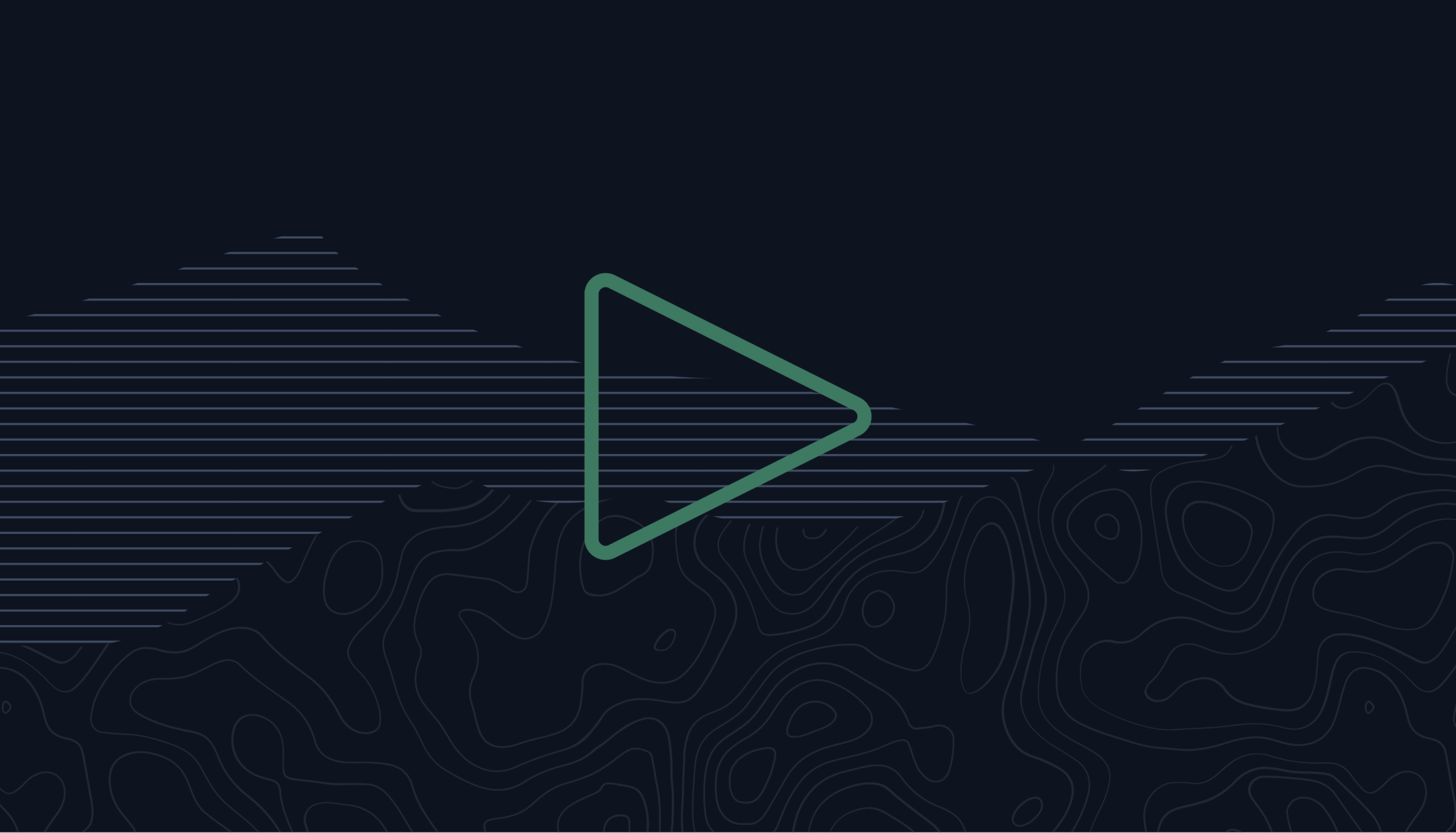 Graphic background with play icon for videos.