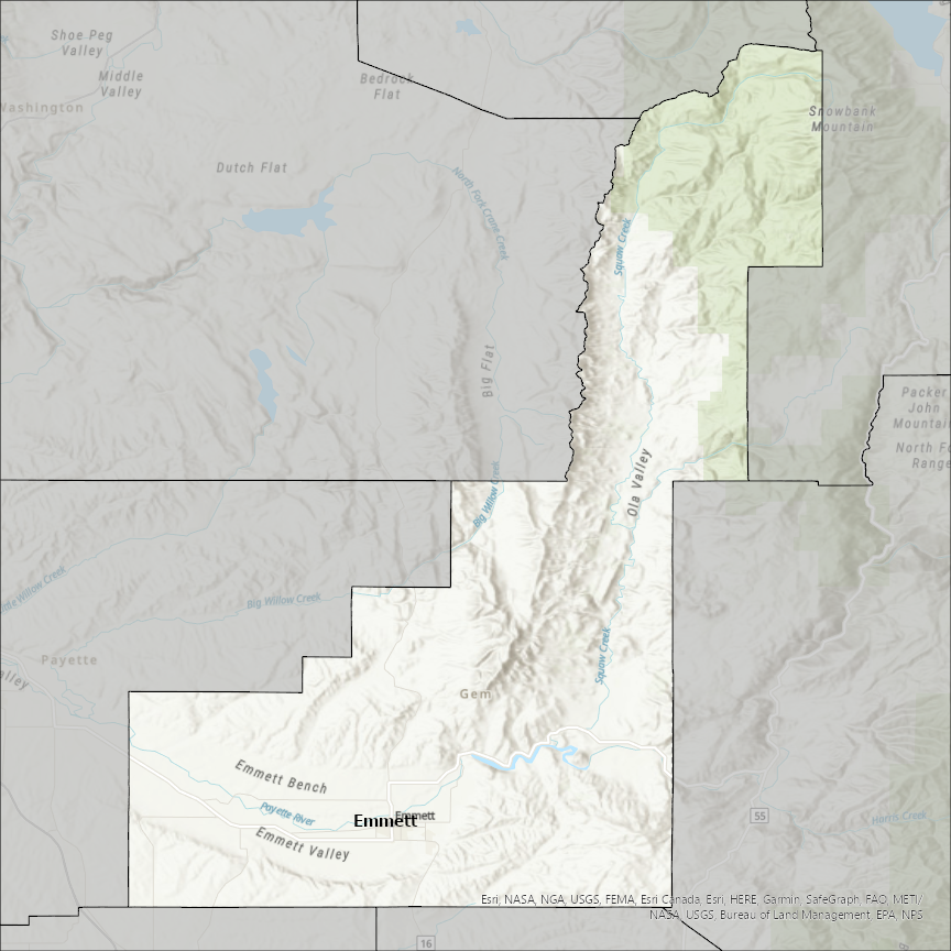 Teton Valley Idaho Gis Gem County Id Gis Data - Costquest Associates