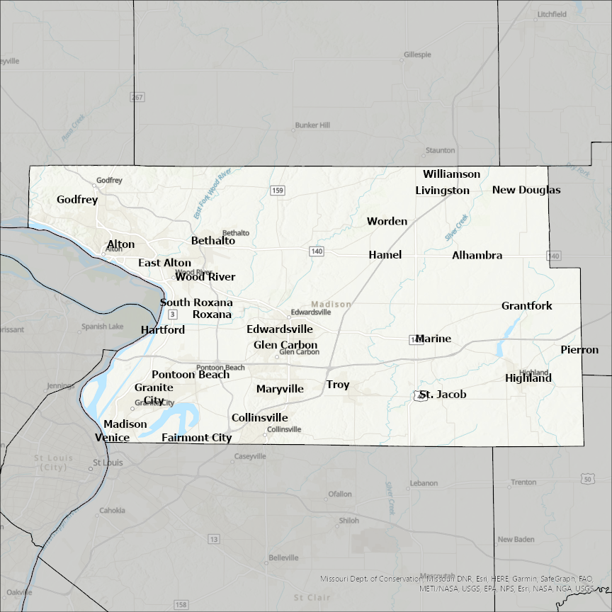 Madison County Il Parcel Map Madison County Il Gis Data - Costquest Associates