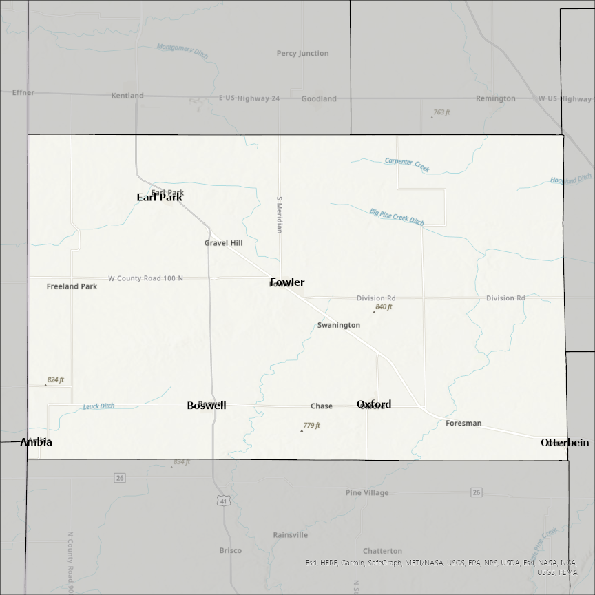 Benton County Indiana Gis Benton County In Gis Data Costquest Associates