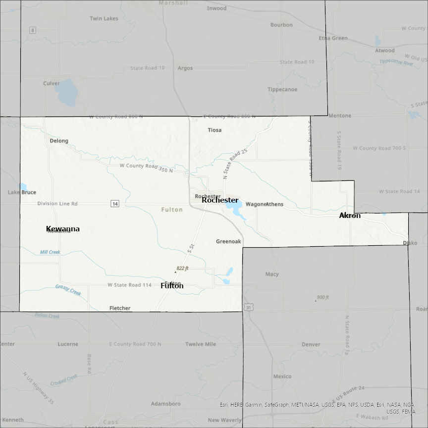Fulton County Indiana Gis Fulton County In Gis Data - Costquest Associates