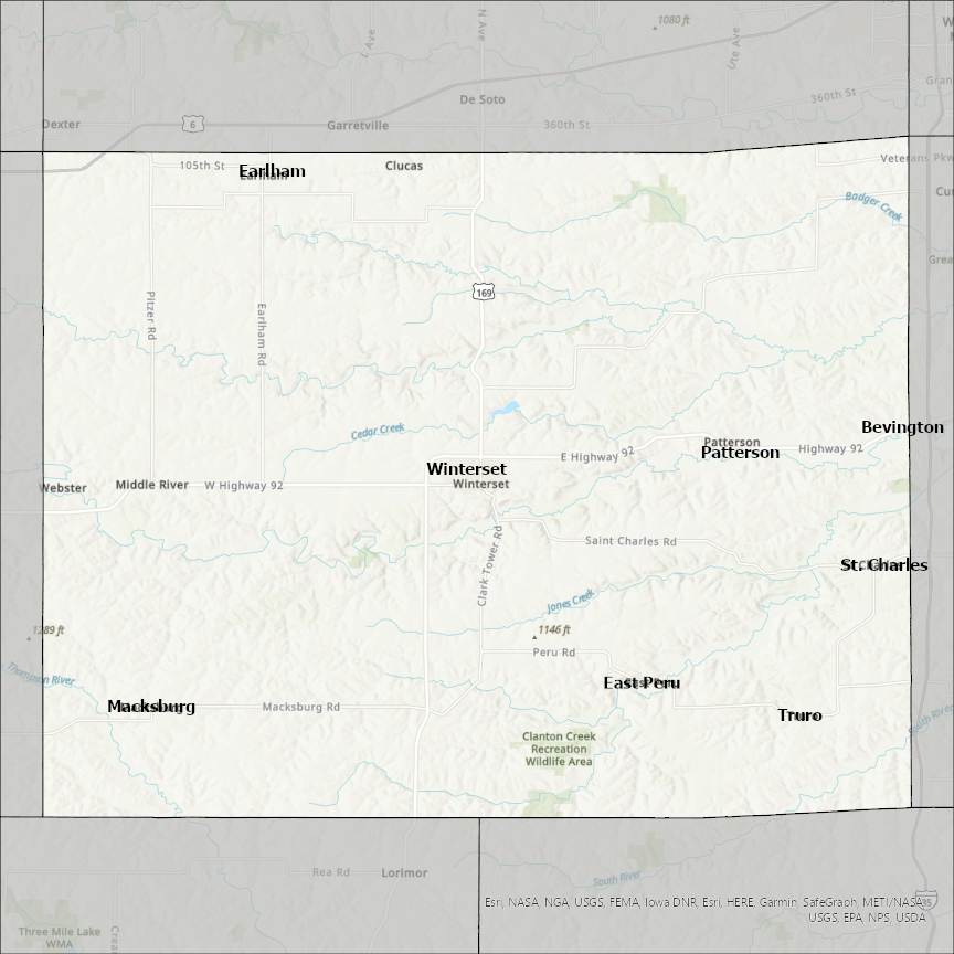Madison County Gis Map Madison County Ia Gis Data - Costquest Associates