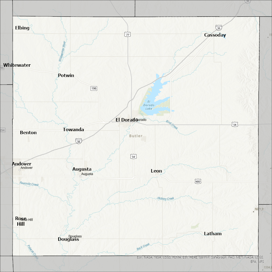Butler County Ks Gis Map Butler County Ks Gis Data - Costquest Associates