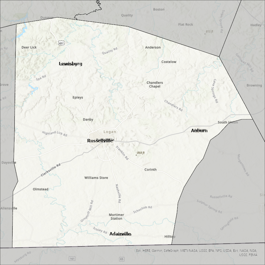 Logan County KY GIS Data CostQuest Associates