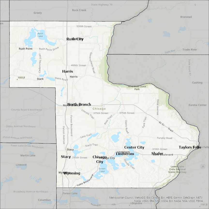 Chisago County Mn Gis Chisago County Mn Gis Data - Costquest Associates