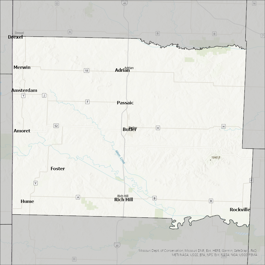 Bates County Mo Gis Bates County Mo Gis Data - Costquest Associates