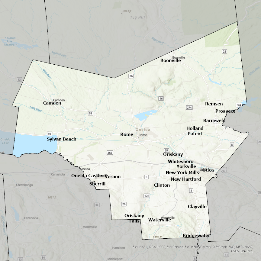 Oneida County Ny Gis Oneida County Ny Gis Data - Costquest Associates