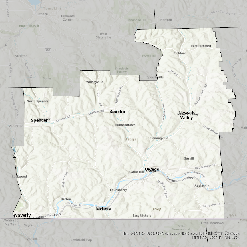 Tioga County Gis Map