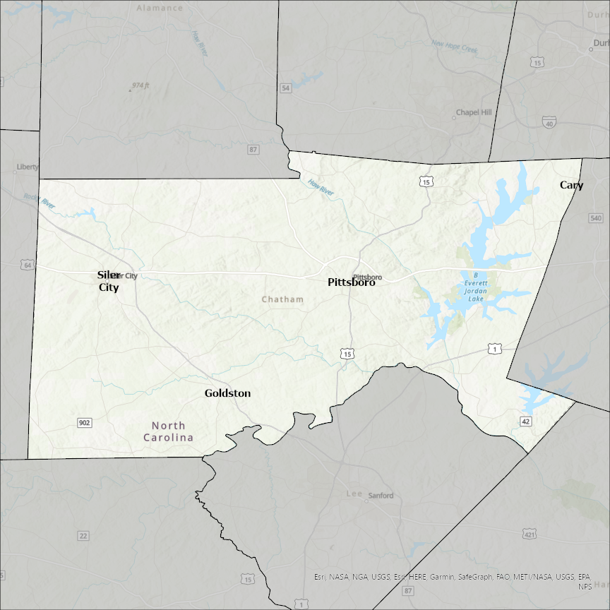 Chatham County NC GIS Data - CostQuest Associates